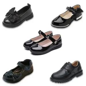 키즈트리 여아 아동 유아 어린이 키즈 주니어 남아 초등 학생 정장 콩쿨 연주회 화동 블랙 단화 구두 합창단 교복 검정 로퍼