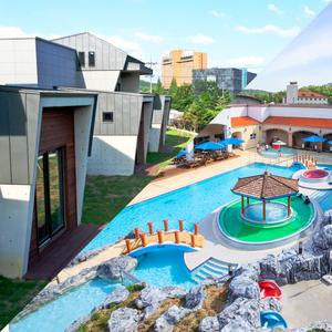 아산스파비스+아르띠에 도고 2인-9인 패키지 워터파크 펜션 온천 룸온리