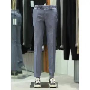 [갤러리아] BON S/S 그레이 마이크로체크 울혼방 슬림핏 캐주얼 슬랙스 BN4MTA357