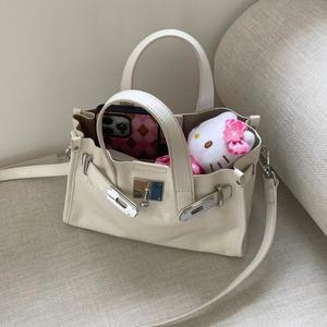 리햅 누아르 소가죽 벨트백 (Mini) - 클래식 숄더&크로스 파우치세트