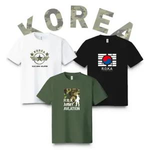 [커스텀티셔츠] 로카티 스포츠반팔 육군반팔티 군인활동복 단체복 코리아아미 PX 군용 국민티셔츠 밀리터리