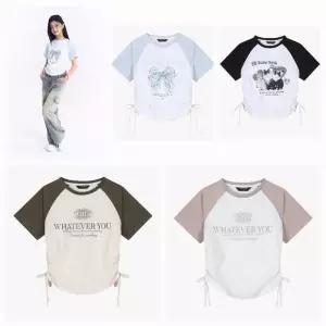 [더데이걸] sh06 셔링 레글러 반팔티  TGRA25302 (S33255778)