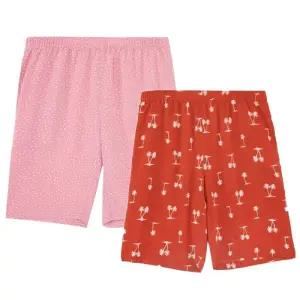 [롯데백화점]예스 [5부 반바지] 폴리 도트 나염 여성 이지웨어 2종택1 BGWEYS42