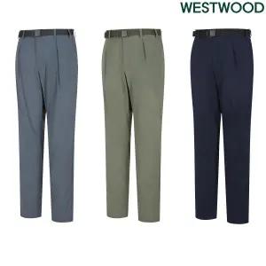 [롯데백화점]웨스트우드 남성 여름 에어핏 원턱팬츠 WO2MTPL555