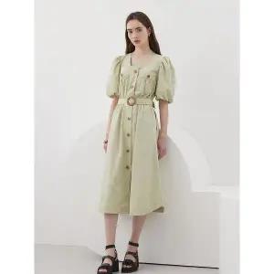 [에고이스트]벨티드 배색 스티치 원피스 EN2WO560_P385166077