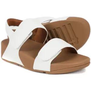 나이키 FV8-194 핏플랍 여성 루루 어드저스터블 레더 어반 화이트 스트랩 샌들