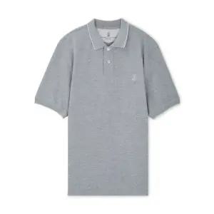 브루넬로 쿠치넬리 남성 자수 로고 PK 카라티 ME8549779G CQ087