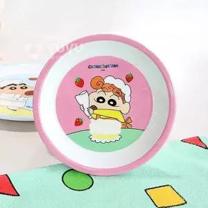 [하프클럽/]짱구는못말려 문구 원형접시 17cm