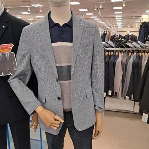 트레몰로 HC09 캐주얼 블루 자켓 25SS 여름 남성 린넨 혼방  FU5M3141