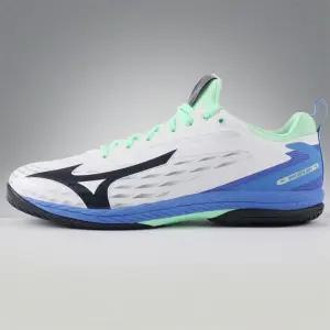 미즈노 웨이브 드라이브 네오4 화이트x블랙x민트 탁구화 / 신발주머니 증정