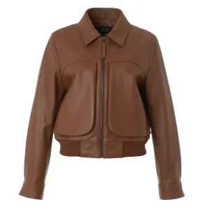 [롯데백화점]abfz 점퍼스타일 리얼양가죽라이더재킷 APZ4FFL6J