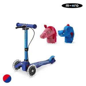 마이크로킥보드 미니 핸드 디럭스 LED + 스쿠터 인형 (말,공룡) 세트