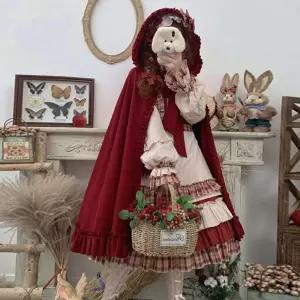 빨간망토 차차 코스프레 메이드복 코스튬 졸업사진 의상 컨셉