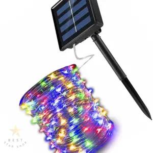 LED 태양광 줄전구 트리 나무 정원 조명 300구 30M 컬러