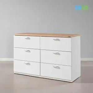데코라인(매장상품) 리멤버 3단 와이드 서랍장 1200
