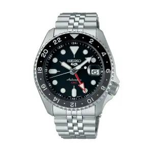 [세이코알바]세이코 남성 남자 블랙 실버 오토매틱 메탈시계 SSK001K1