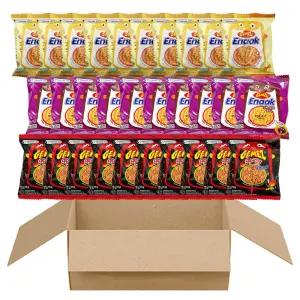 게메즈 에낙 3종 1박스 (30개입) 혼합구성 멀티팩 라면과자