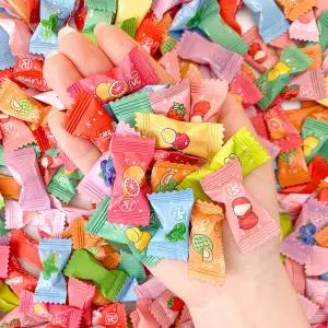 설탕무첨가 캔디 민트 사탕 대용량 과일맛 개별포장 간식 슈가프리 올스원 500g