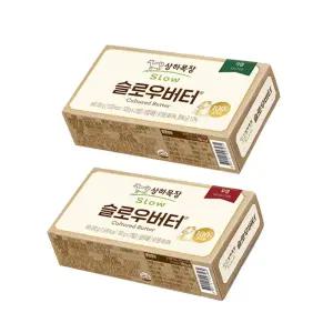 상하목장 슬로우버터 200g 무염2개+가염2개 냉장무료배송
