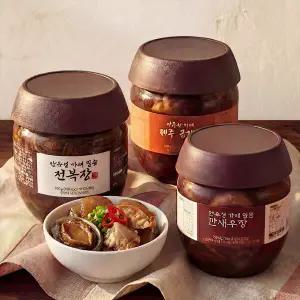 [안유성명장] 가매 일품 장3종 세트(새우장2+금게장2+전복장2)