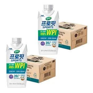 셀렉스 프로핏 스포츠 웨이프로틴 드링크 코코넛 330ml, 24개