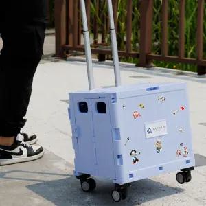 접이식카트 대형 핸드 폴딩 마트 쇼핑 시장 장바구니 캐리어 손수레 4바퀴