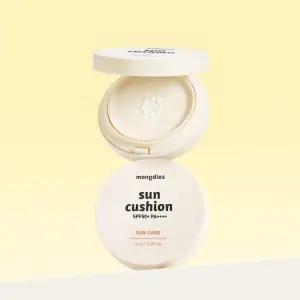 몽디에스 1+1 쿨링 징크 무기자차 논나노 아기 유아 초등학생 키즈 백탁없는 간편 톡톡 선쿠션 SPF50+ PA++