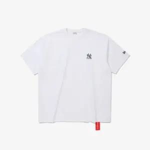 [뉴에라] MLB 뉴욕 양키스 59FIFTY 서클 티셔츠 화이트_15147561