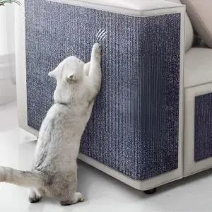 부착형 스크래치 카페트 고양이 스크래쳐 부착형 벽 벽지보호 수직형 붙이는스크래쳐