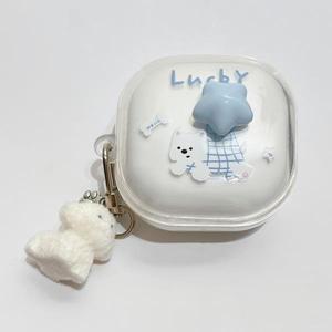 삼성 갤럭시 버즈 코어 2025 버즈 라이브 2 프로 FE 케이스 스타 버터플라이 베어 이어폰 소프트 커버 헤드