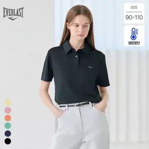 [텐제로]에버라스트 데일리 여성 쿨원단 카라 반팔티셔츠 PK티 골프티셔츠 정장룩 오피스룩 Bon-2585