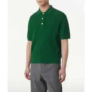 무신사스탠다드 크로셰 니티드 폴로 셔츠 아이리시 그린 1642240