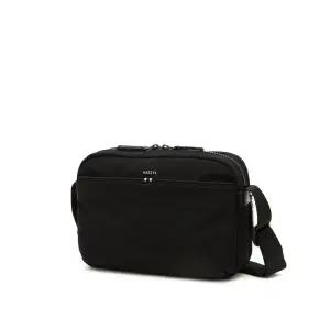 [롯데백화점]헤지스ACC [HATCH-BAG] 블랙 나일론 크로스백 HJBA6E345BK