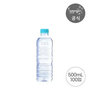 [웅진식품] 가야워터 무라벨 500mL 100개(단일 수원지)