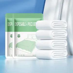 베개 침대 이불 세트 침구류 커버 시트 여행용 일회용 침대시트커버 침대커버시트