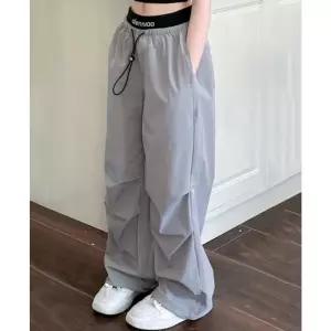 어린이 셔링 카고 팬츠 1P 초등 밴딩 바지 스트링 주니어 키즈 와이드 릿 추리닝 여아