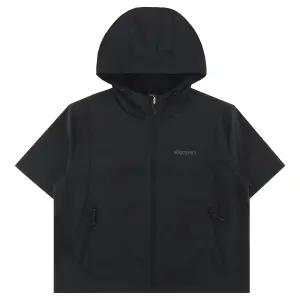 디스커버리 여성 프레시벤트 폴튼 반팔 트레이닝 자켓 DWTR9A053BKS