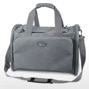 강아지 접이식 숄더백 이동가방 그레이 1P 이동장/캐리어/애견/켄넬/반려/이동/케이지/고양이/반려견/동물