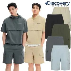 [디스커버리](강남점)[25S/S] 디스커버리 DXTB7G053 프레시벤트 폴튼 트레이닝 카고 쇼츠 여름 남성/여...