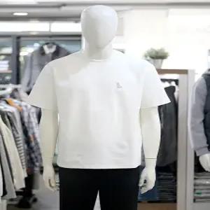 애드호크 남성 분또 시그니처 강아지 프린트 라운드 반팔 티셔츠 CHC4ST90