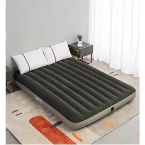 인텍스 듀라빔 에어매트 캠핑매트 다크그린 차박 자충 에어베드