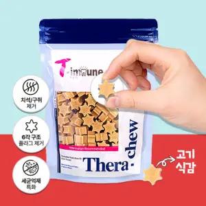 [테라츄]티뮨스틱 강아지 덴탈껌 조각형 300g 동물병원 전용