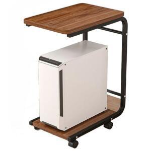 컴퓨터 본체 거치대 받침대 데스크탑 책상 이동식 정리 프린터 선반