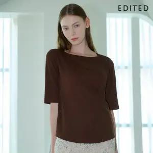 [EDITED]에디티드 보트넥 니팅 티셔츠 4종