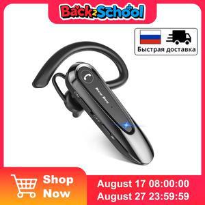 New Bee B45 B41 M52 블루투스 헤드셋 무선 이어폰 듀얼 마이크 음소거 핸즈프리 소음 감소 비즈니스 운전
