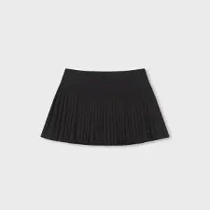 26S 여성 W 하이웨이스트 우븐 플리츠 스커트 (블랙) [TWSK16063-BKS]