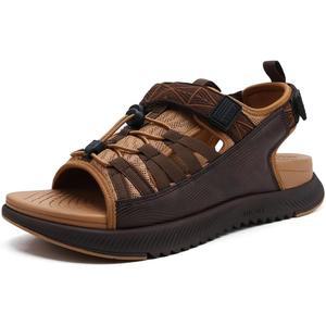 ONCAI 남성 하이킹 샌들 발바닥 있는 위한 지지대 스포츠 샌달리아 정형화된 홈브레 근막염을 야외 발판이 사이즈 워킹 아치 14