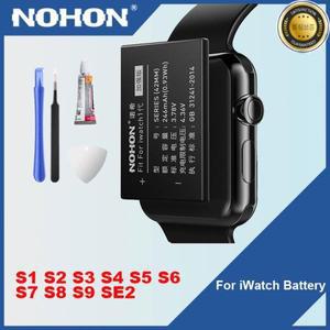 노혼 애플워치 시리즈 9 8 6 5 4 3 2 1 교체 배터리 아이워치 GPS S7 S8용 (공구 포함)