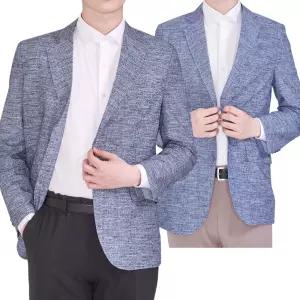 시원한 여름 남자 세미 정장 콤비 자켓 남성 캐주얼 마이 쿨 신사 양복