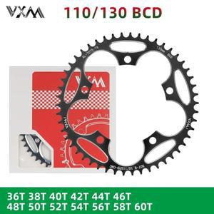 VXM 110 130 BCD 체인링 좁은 와이드 스타 로드 바이크 크라운 접이식 자전거용 프론트 36T 40T 5 볼트